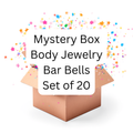 Lot of Body Jewelry - 14G Belly Bars - Set of 20