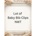Lot of 20 Baby Bib Clips NWT